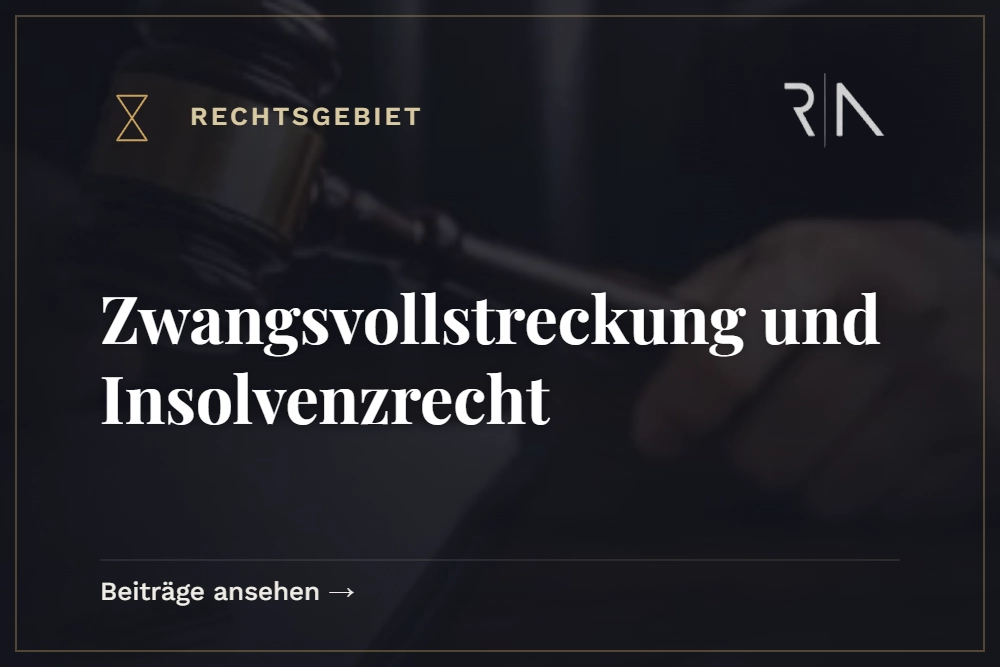 Zwangsvollstreckung und Insolvenzrecht