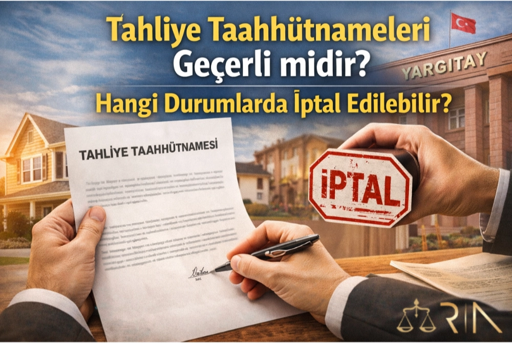 Antalya'da Tahliye Taahhütnameleri Geçerli Midir? Hangi Durumlarda İptal Edilebilir?